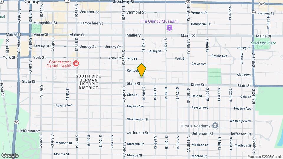 430 S 14th St Map and Location Details