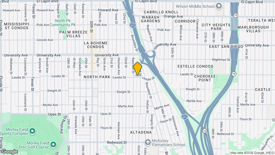 3261 Landis St, Unit 3261 Landis Street Map and Location Details