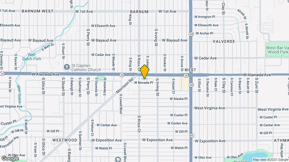 3415-3435 W Nevada Pl Map and Location Details