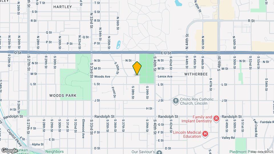 350 S 38th St Map and Location Details