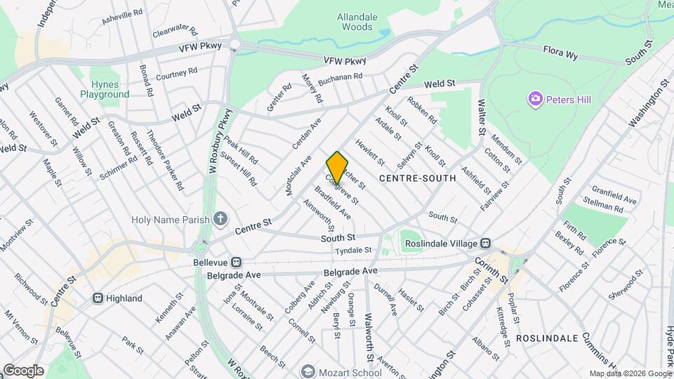 76 Congreve St, Unit 1 Mapa y Detalles de la Ubicación