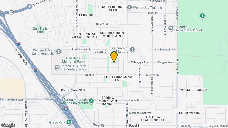 8913 W Wolf Dancer Ave Mapa y Detalles de la Ubicación