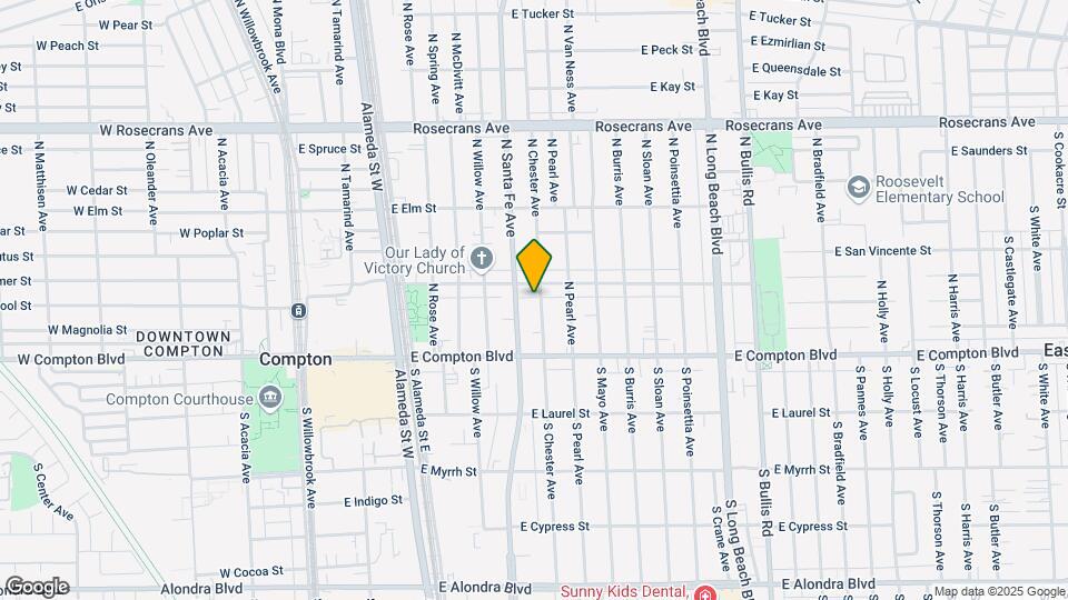 223 N Chester Ave Mapa y Detalles de la Ubicación
