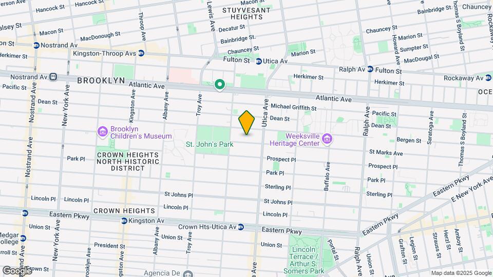 1137 Saint Marks Ave Map and Location Details