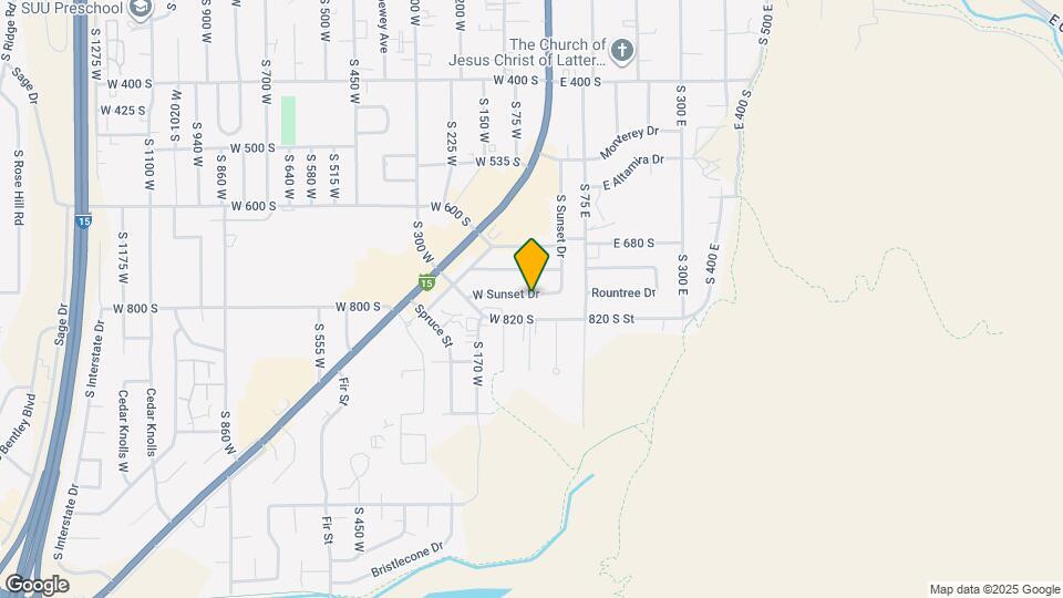 38 W Sunset Dr Map and Location Details