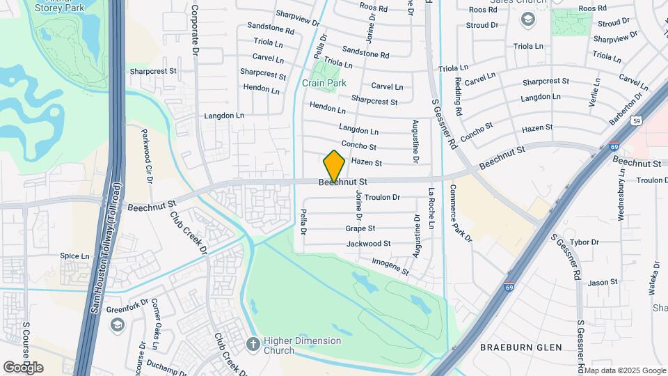 9043 Beechnut St Map and Location Details