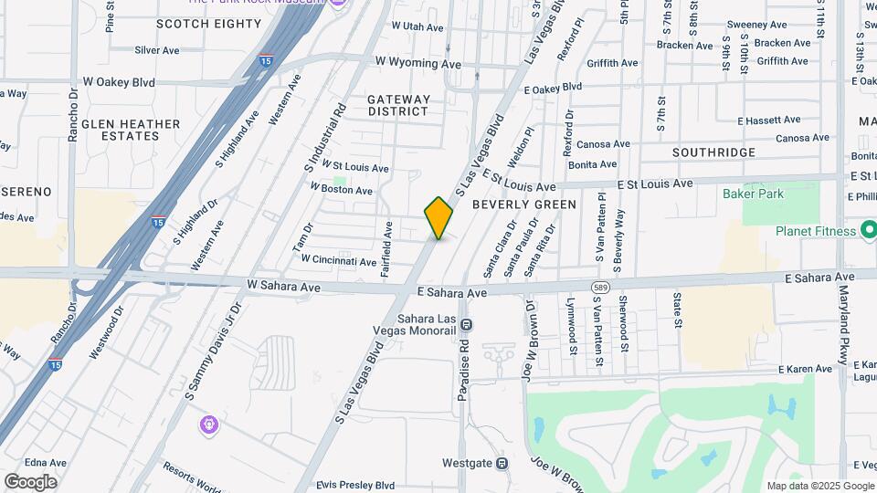 2211 S Las Vegas Blvd Map and Location Details