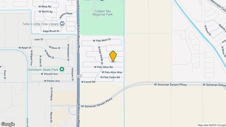 44091 W Palo Teca Rd Map and Location Details