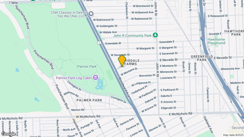 325 W Nevada St Map and Location Details