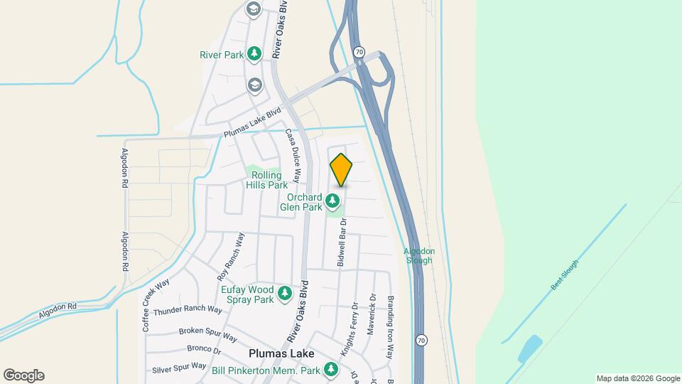 2172 Bidwell Bar Dr Map and Location Details