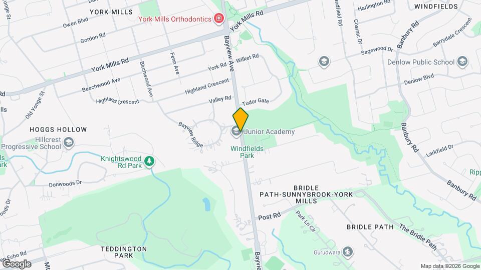 2458 Bayview Avenue Map and Location Details