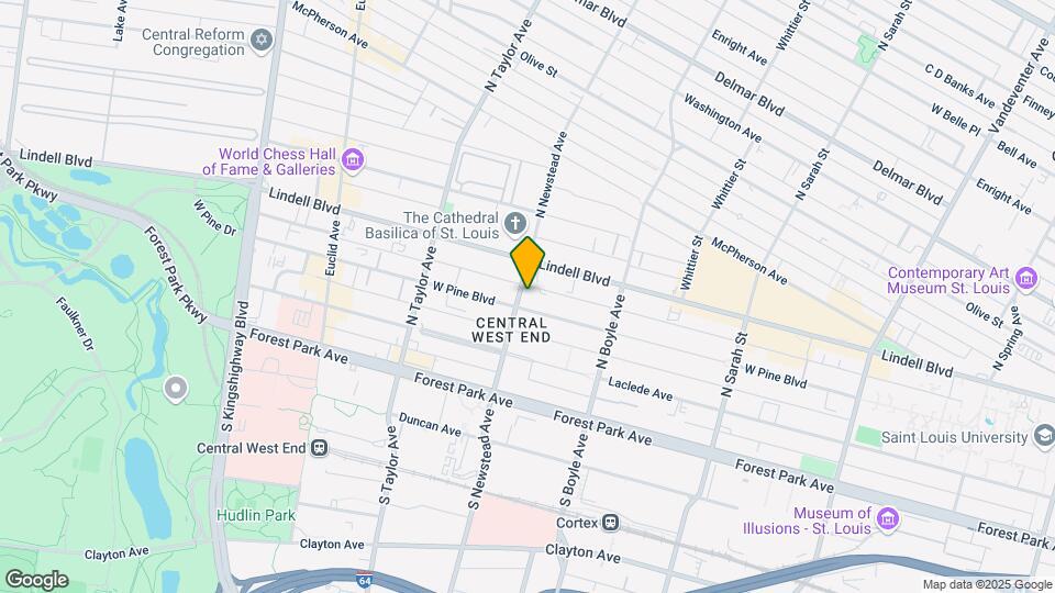 110 N Newstead Ave Map and Location Details