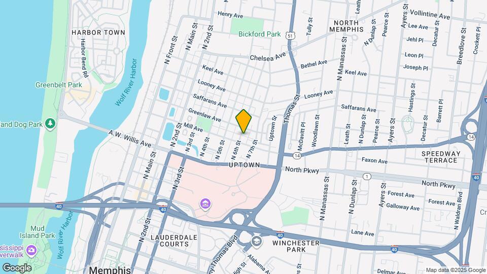 548 N 6th St Map and Location Details