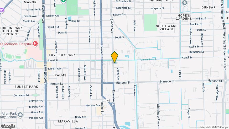 2835 Evans Ave Mapa y Detalles de la Ubicación