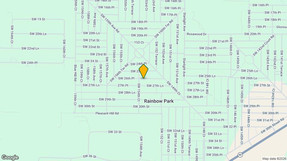 15388 SW 26th Pl Map and Location Details