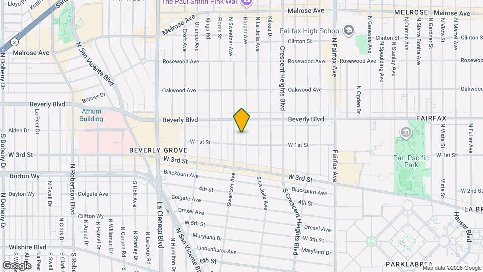 117 1/2 N Harper Ave, Unit 117 1/2 Mapa y Detalles de la Ubicación