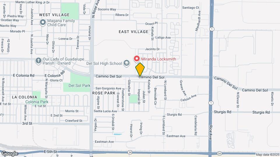 2040 Camino Del Sol Map and Location Details