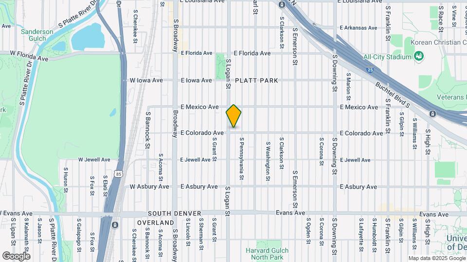415 E Colorado Ave Map and Location Details
