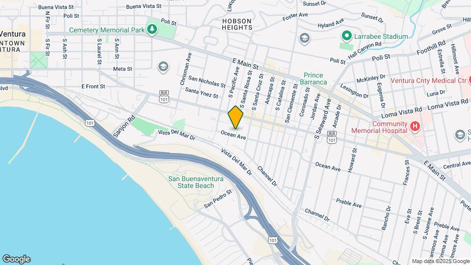 1875 Ocean Ave Map and Location Details