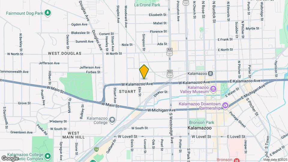 722 W Kalamazoo Ave Map and Location Details