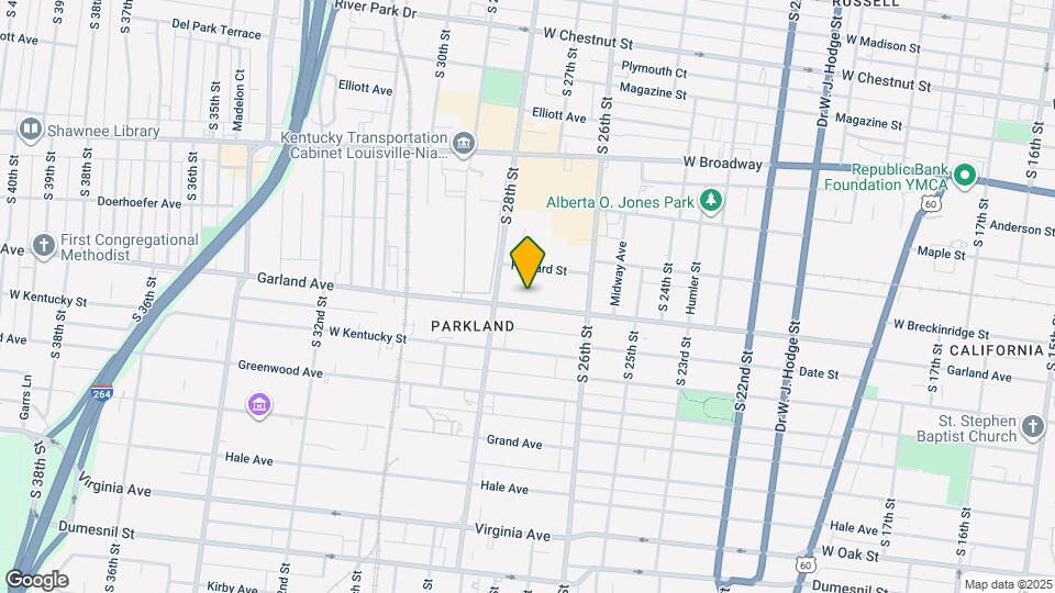 2715 Garland Ave Map and Location Details