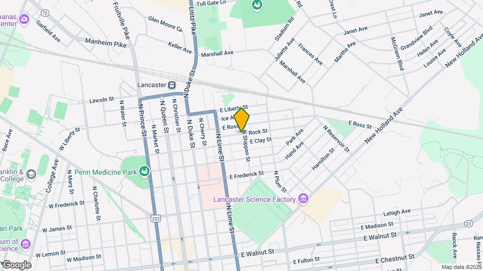 814 N Shippen St Mapa y Detalles de la Ubicación