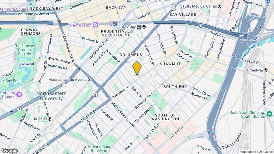 673 Tremont St Map and Location Details