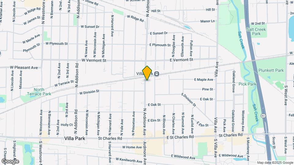 329 N Ardmore Ave Map and Location Details