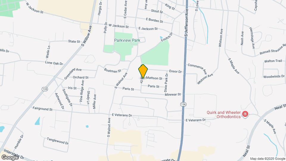 1405 Brk Hl Dr Map and Location Details