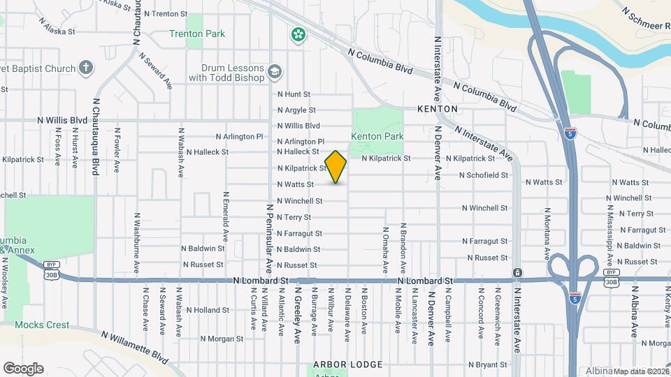 2532 N Watts St Map and Location Details