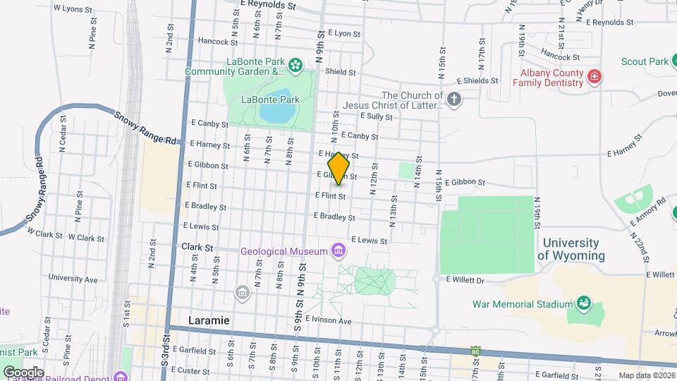 1009 E Flint St Map and Location Details