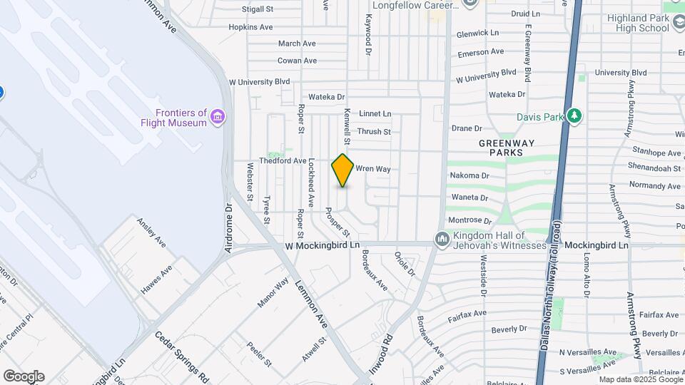 6623 Kenwell St Map and Location Details