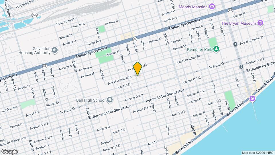 1512 38th St Map and Location Details