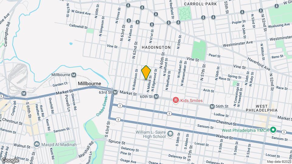 59 N 61st St Map and Location Details