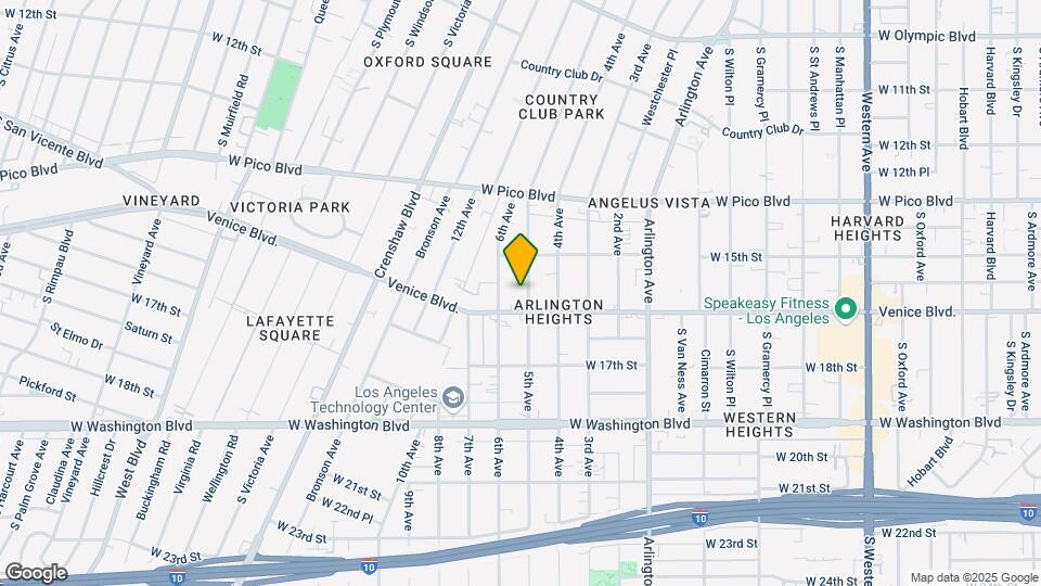 1543 5th Ave Map and Location Details