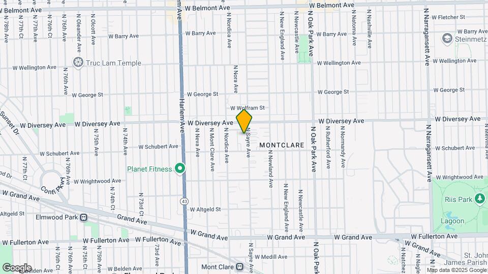 2730-2732 N Sayre Ave Mapa y Detalles de la Ubicación