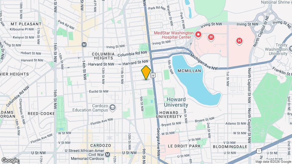 732 Fairmont St NW Map and Location Details
