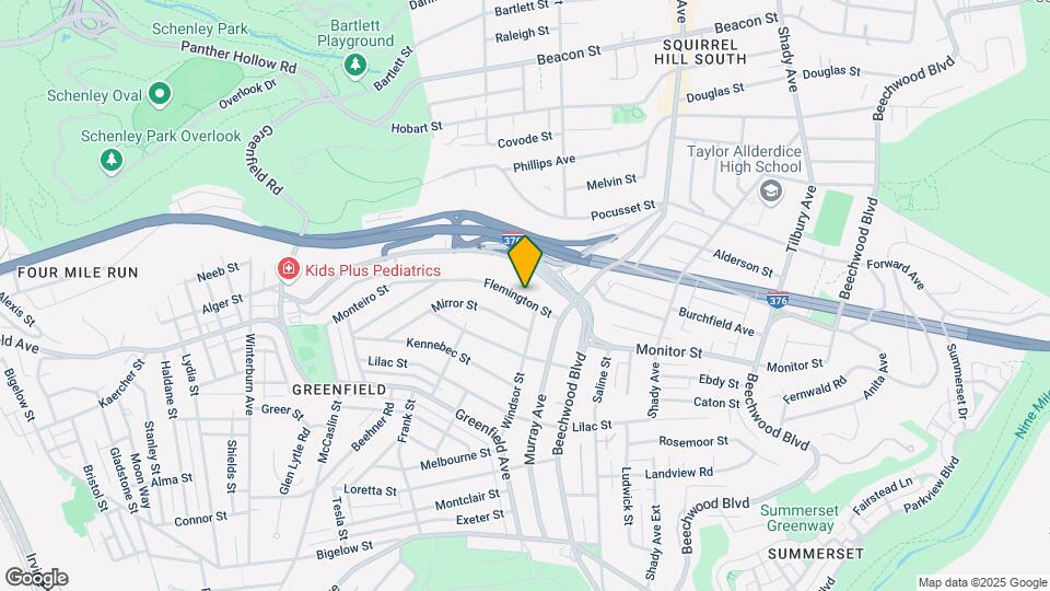 1045 Flemington St Map and Location Details