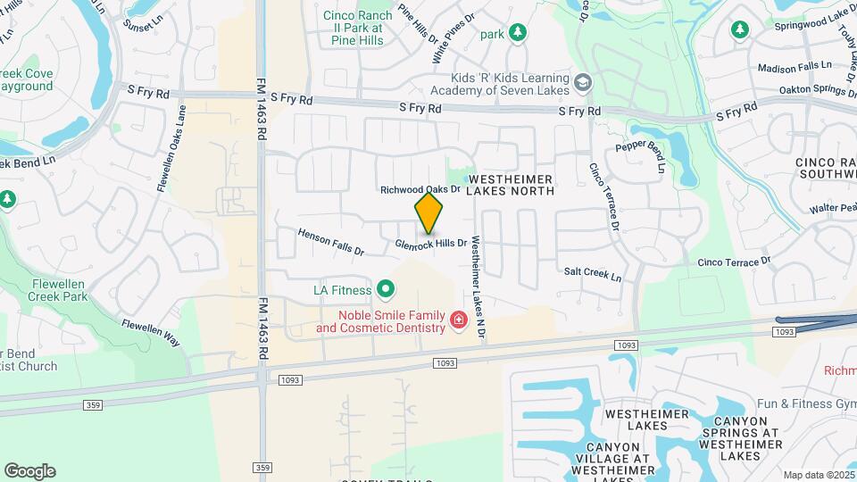 6330 Bennington Springs Dr Map and Location Details