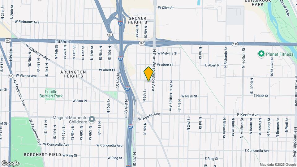 3754 N 6th St Map and Location Details