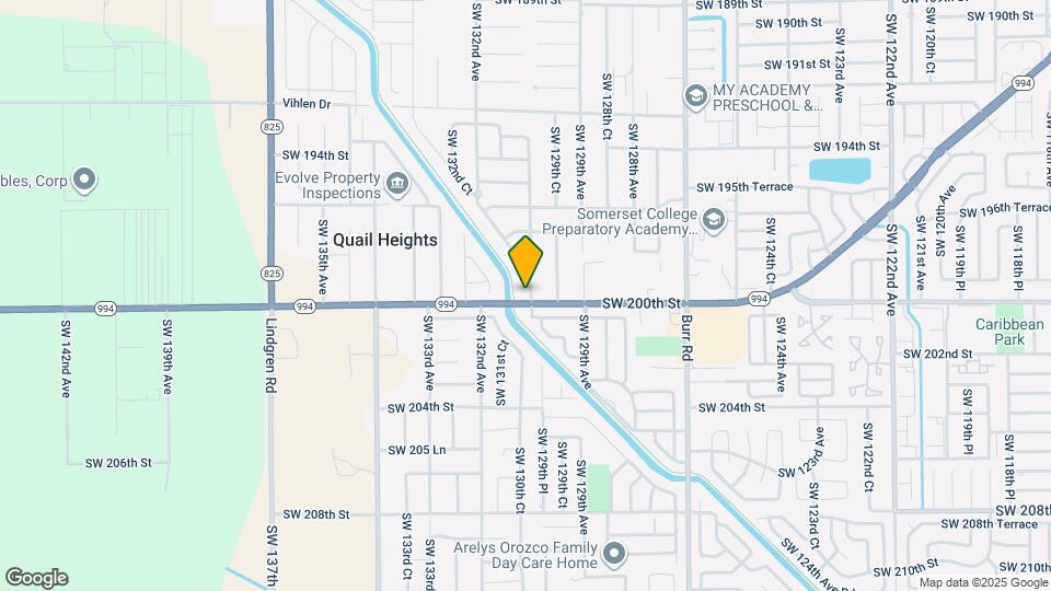 19996 SW 130th Ave Mapa y Detalles de la Ubicación