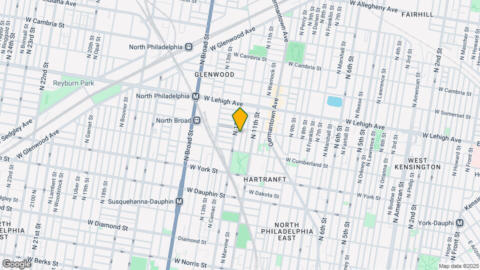 2550 N Sartain St Map and Location Details