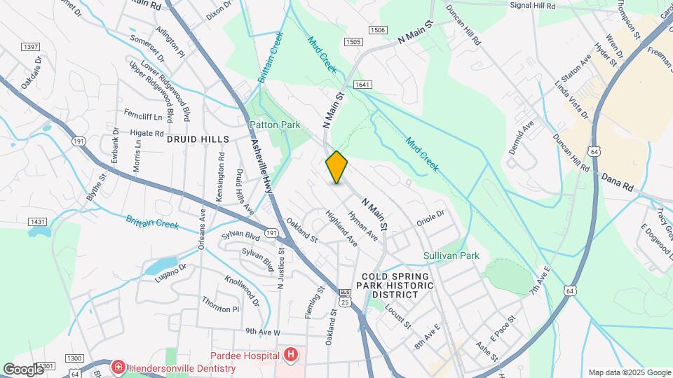 1310 Hyman Ave Map and Location Details