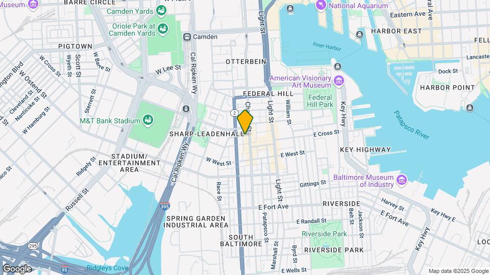 1028 S Charles St Mapa y Detalles de la Ubicación