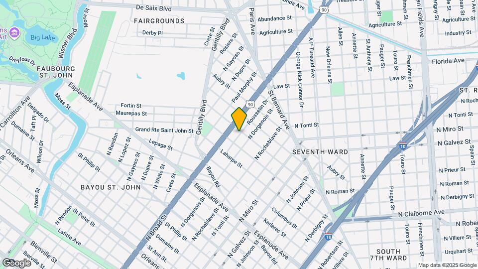 1625 Rousselin Dr Map and Location Details