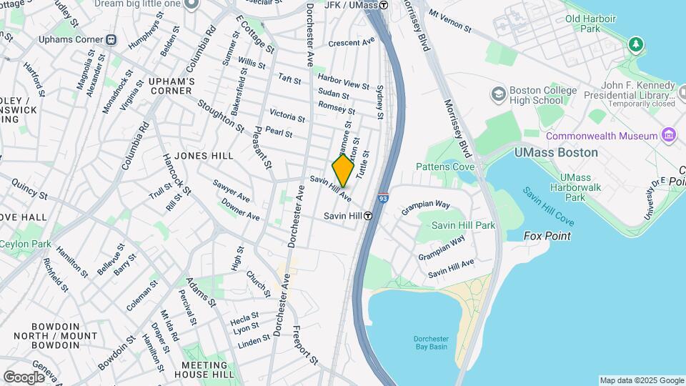 84 Savin Hill Ave, Unit 3 Map and Location Details