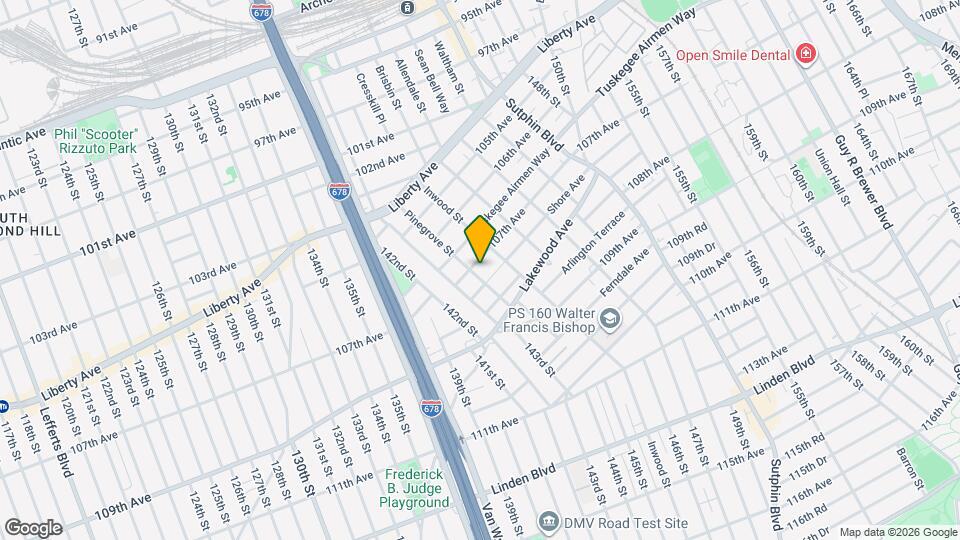107-05 Pinegrove St Mapa y Detalles de la Ubicación