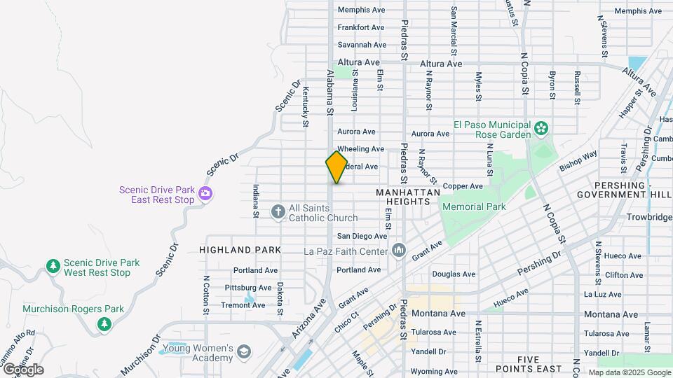 2608 Copper Ave Mapa y Detalles de la Ubicación