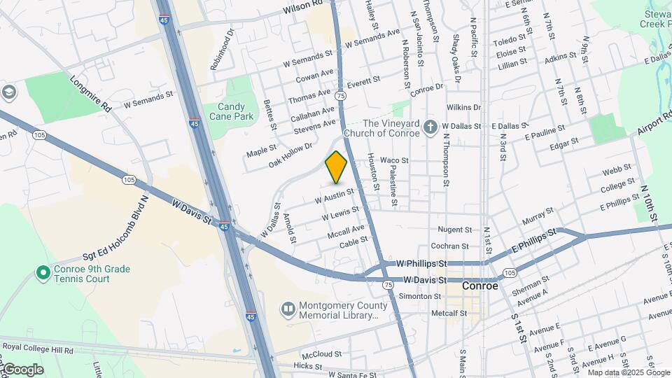 922 W Austin St, Unit A Map and Location Details