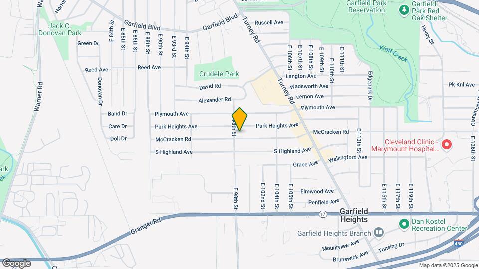 9811 McCracken Rd Map and Location Details